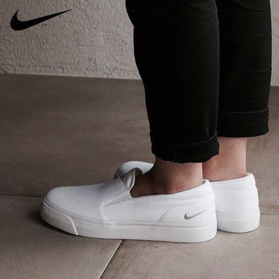 Authentic Nike Toki Slip-ons, Women's Fashion, Shoes, Sneakers on Carousell