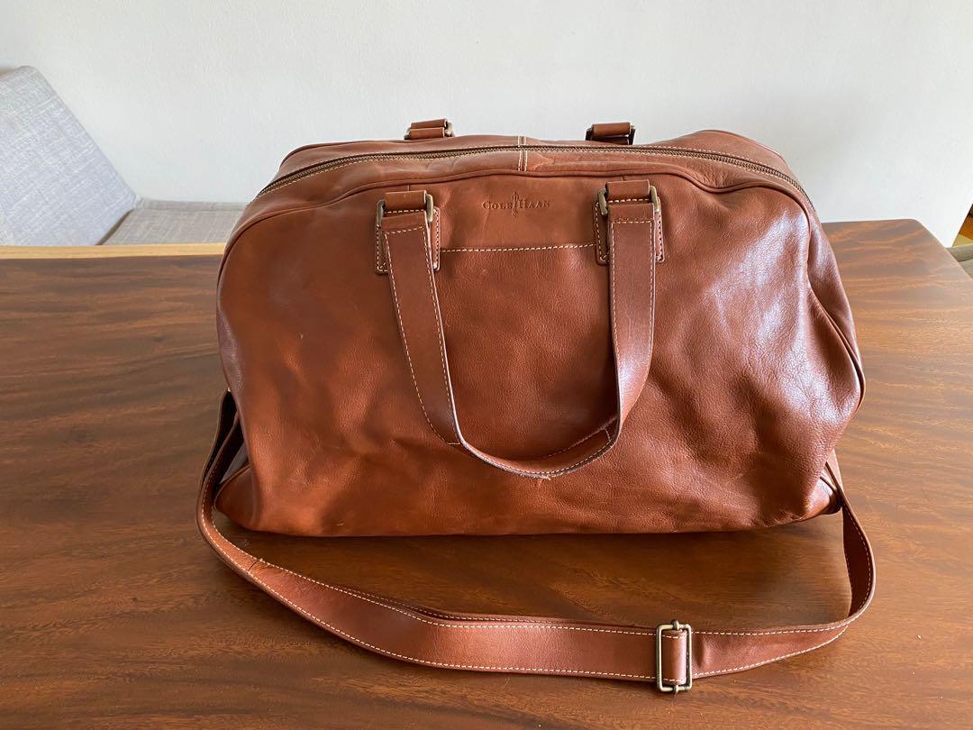 Cole haan leather duffel on sale