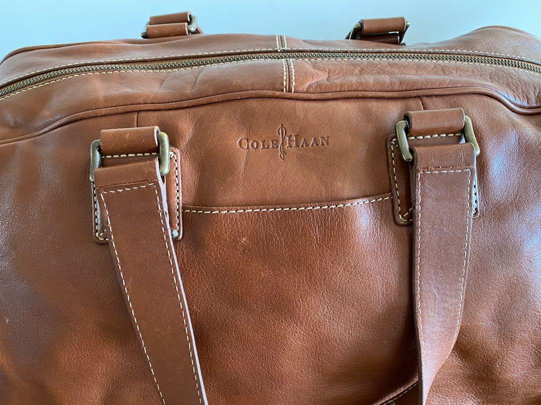 Cole haan sales leather duffel