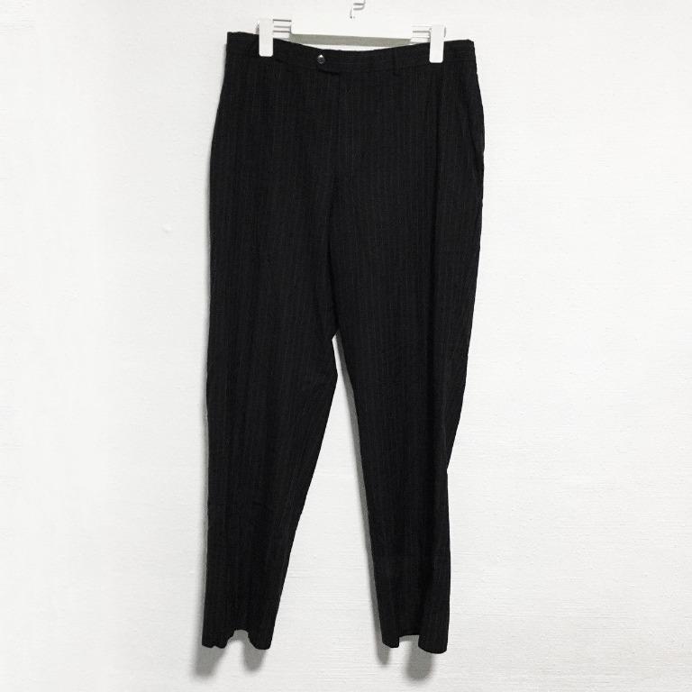 thin black trousers