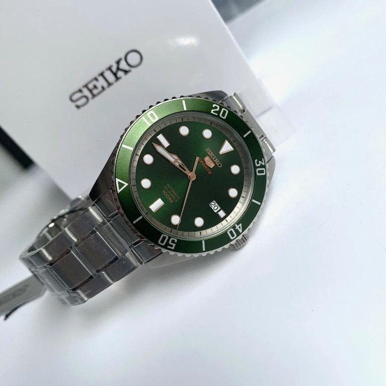 BNEW AUTHENTIC SEIKO SRPB93J1 Automatic Emerald Green Dial Silver Steel Watch Made in Japan Luxury Watches on Carousell