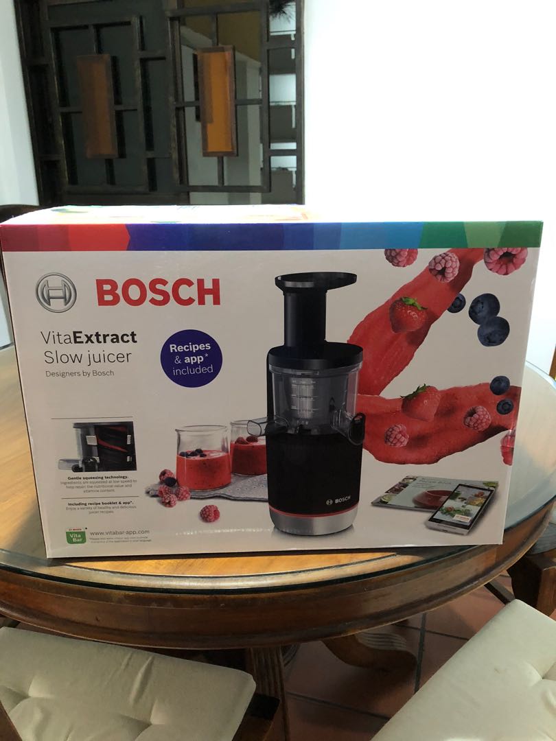 Bosch slow juicer, TV & Home Appliances, Kitchen Appliances, Juicers