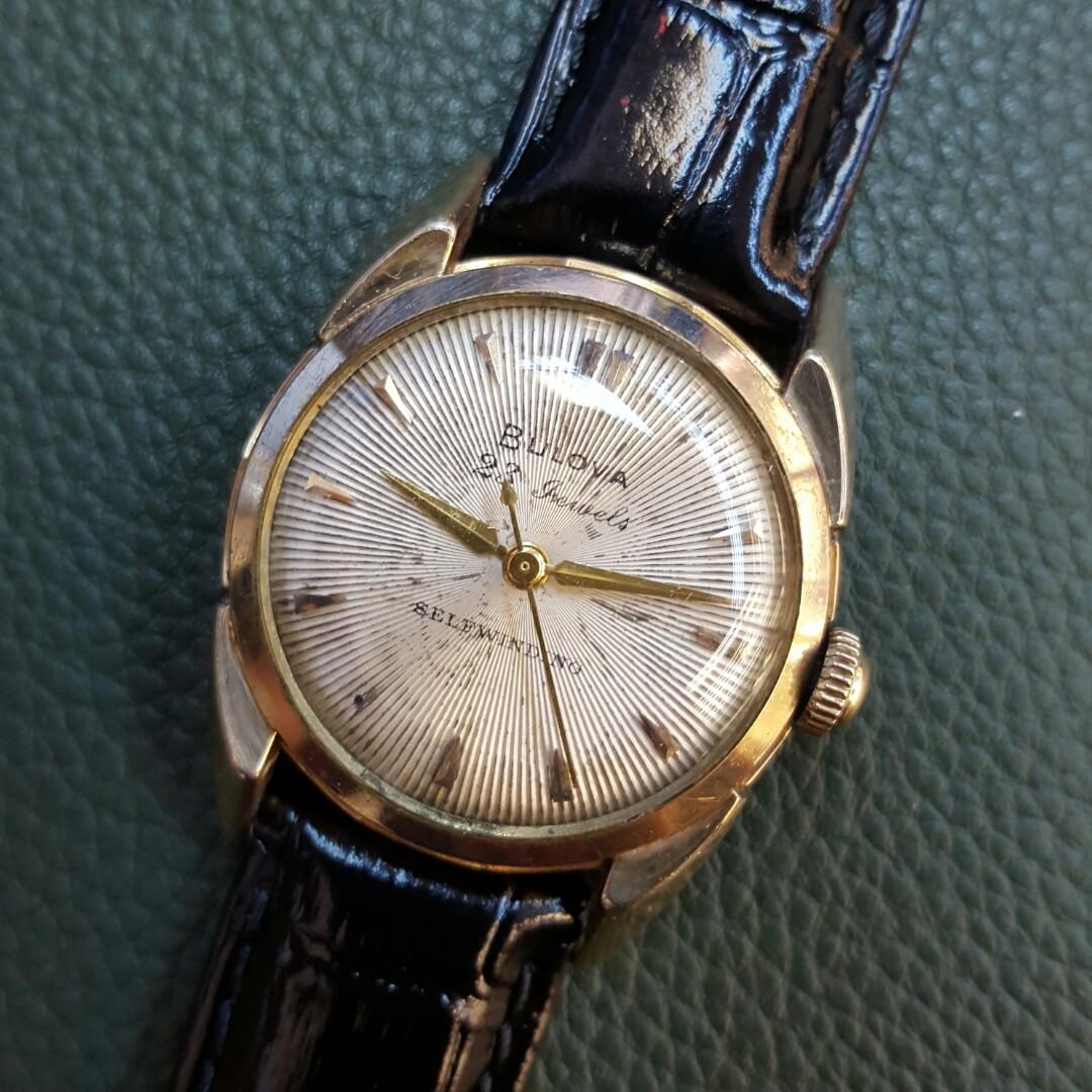 Vintage bulova self winding watch clearance