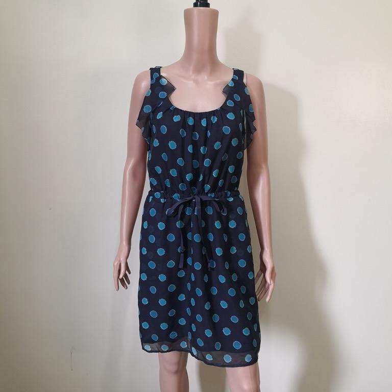 ann taylor loft polka dot dress