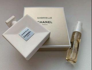 CHANEL Gabrielle 1.5 ml miniature + ceramic porcelain diffuser blotter