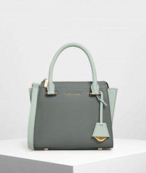 charles and keith bag green
