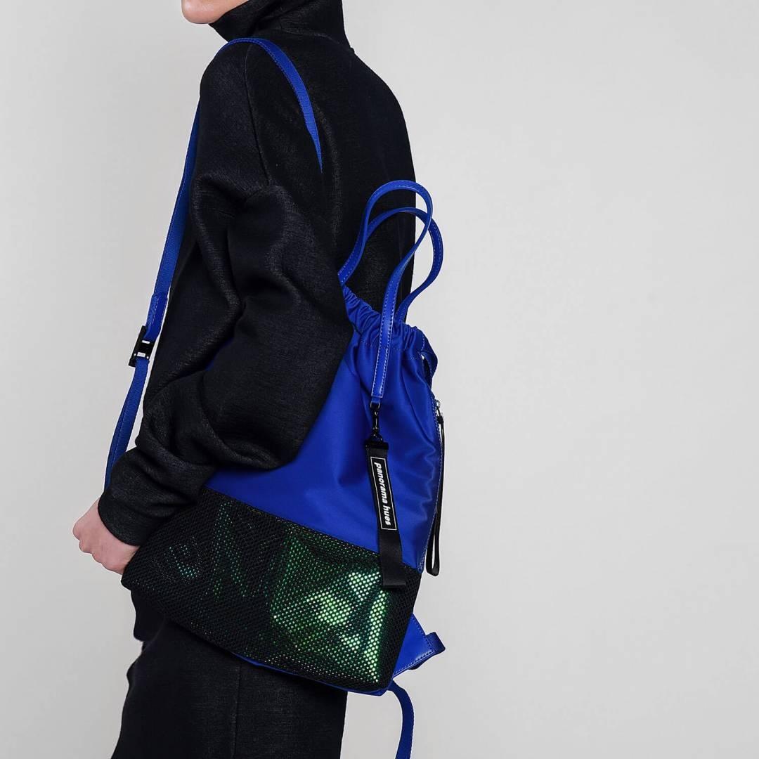 Charles And Keith Mesh Detail Drawstring Holographic Backpack Women S Fashion Bags Wallets Backpacks On Carousell