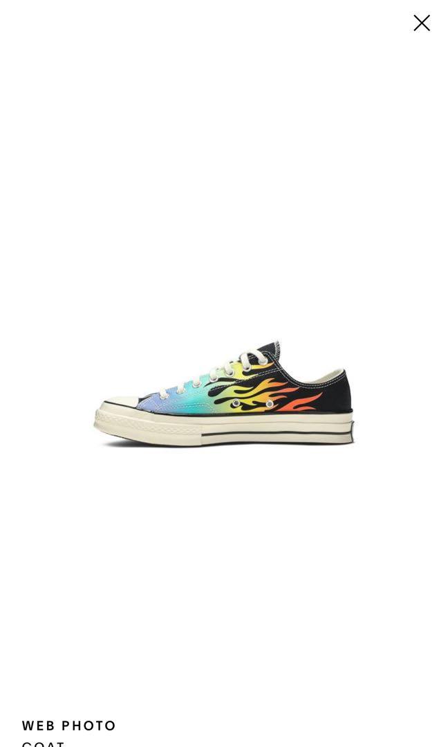 Chuck 70 Low Archive Print Flames