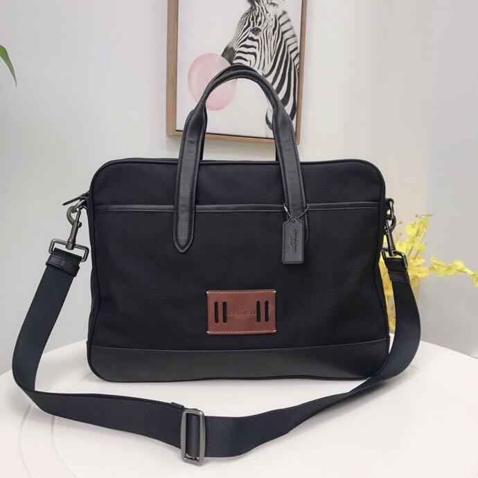 coach computer bag men's