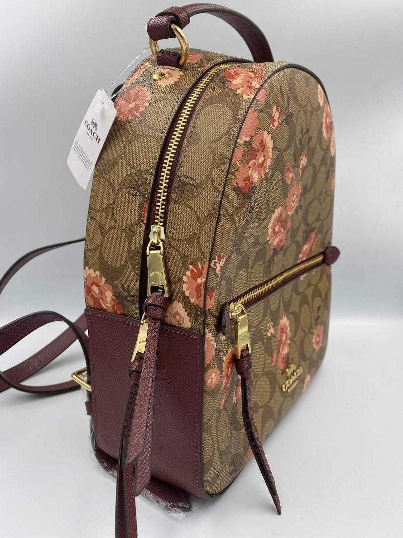 coach jordyn backpack floral