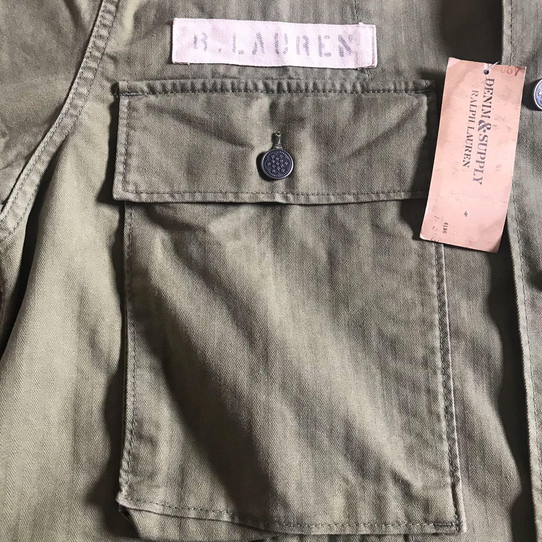 Denim and supply military jacket mens shop