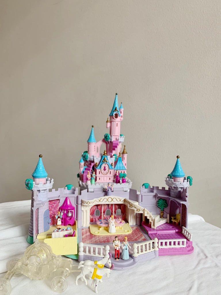 Disney Polly Pocket Cinderella Enchanted Castle COMPLETE, Hobbies & Toys,  Toys & Games on Carousell