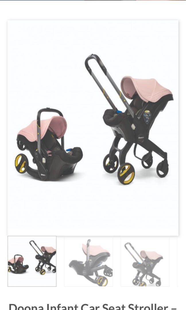doona stroller blush pink