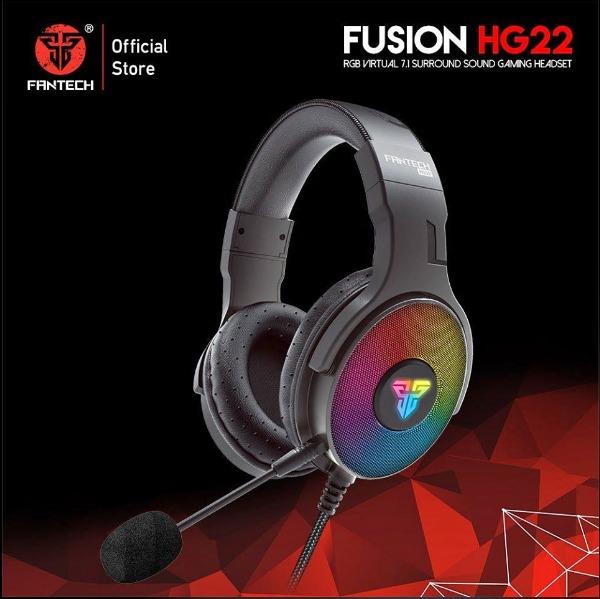 FANTECH HG22 Fusion Gaming Headset Noise Cancellation, Audio ...