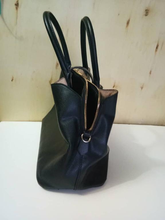 h&m faux leather bag