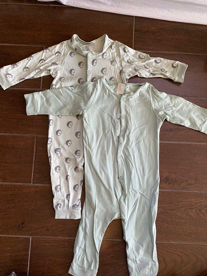 h&m sleepsuits