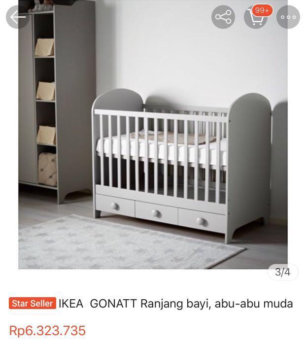 gonatt ikea crib