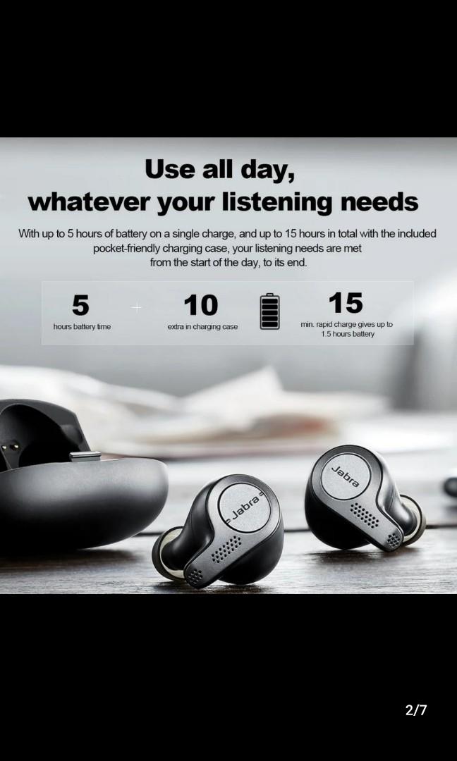 Jabra elite 65t alexa enabled true wireless 2025 earbuds