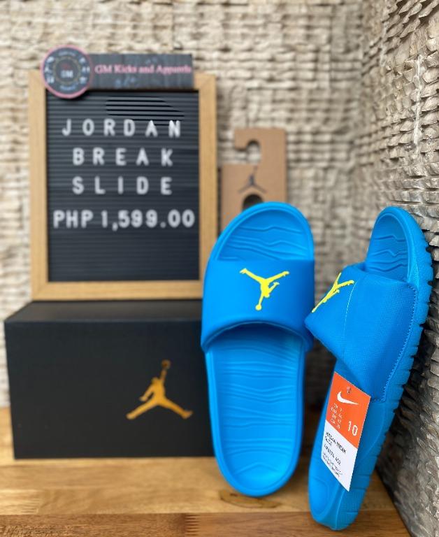 jordan break slide blue