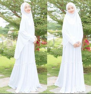 Tudung Labuh Hitam Two Piece Carousell Malaysia