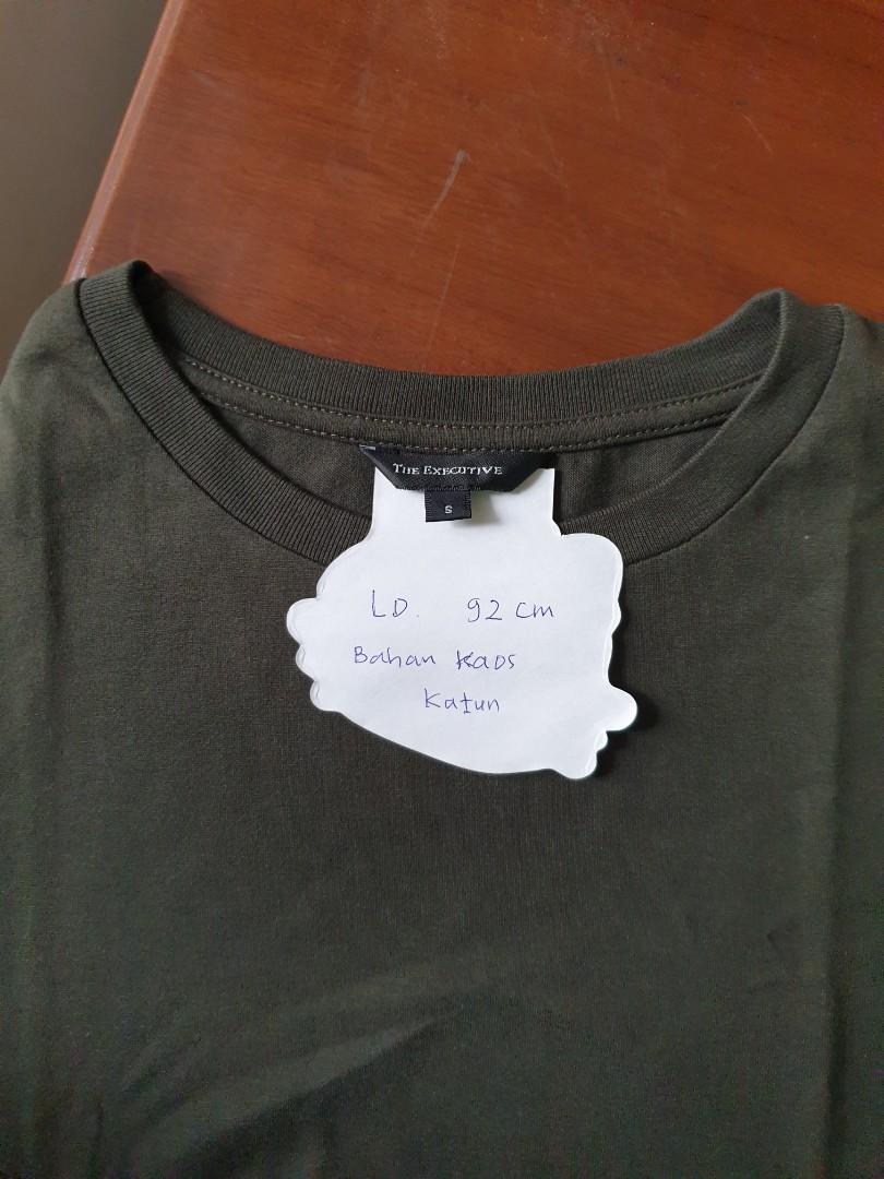 Kaos Polos warna hijau botol, Fesyen Wanita, Pakaian Wanita, Atasan di