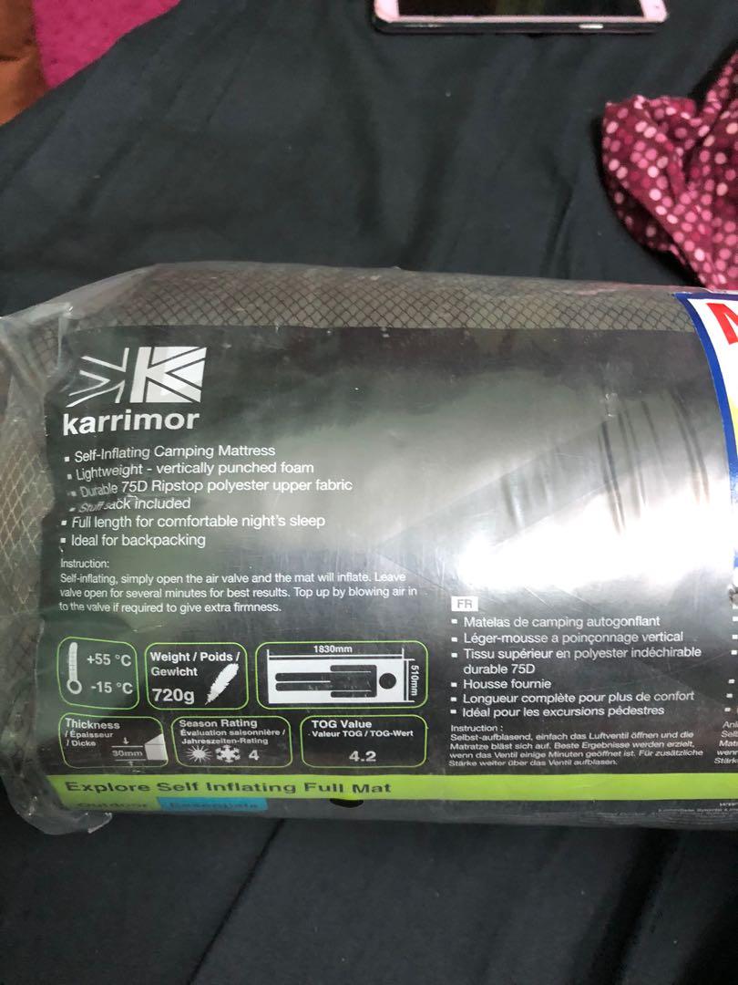 karrimor explore self inflating mat