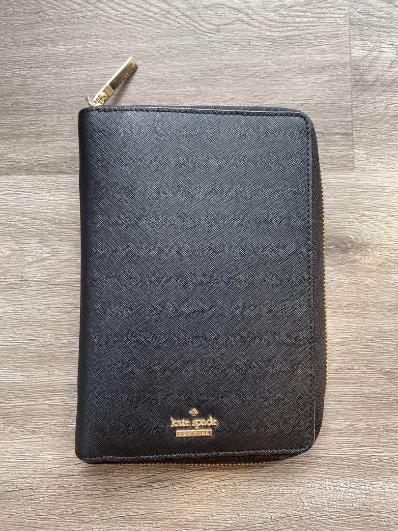 Kate spade wellesley leather zip around personal sized planner sale