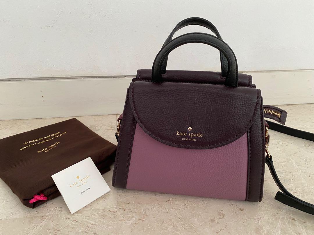 Kate spade purple handbag hotsell