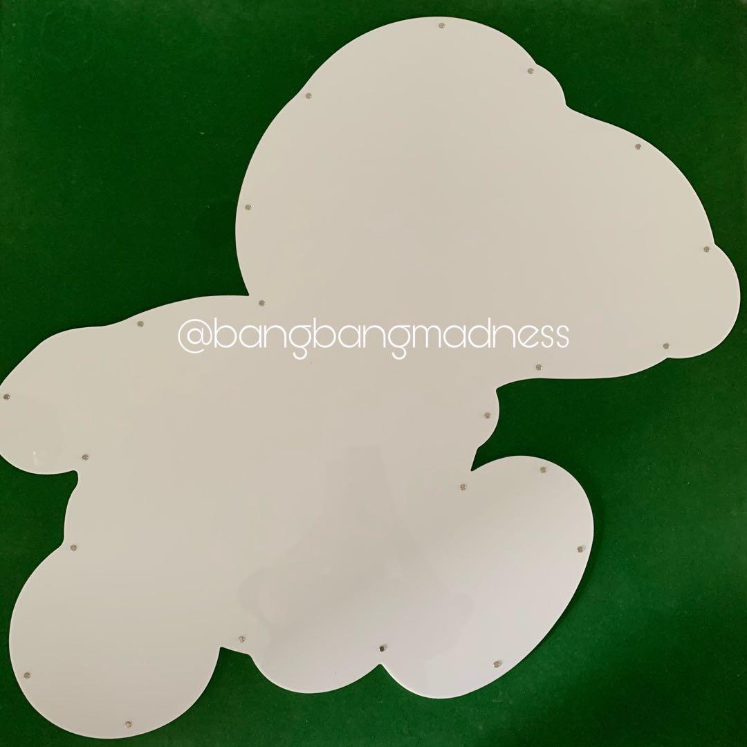 KAWS NGV Snoopy Jigsaw Puzzle Acrylic Frame, Toys & Collectibles