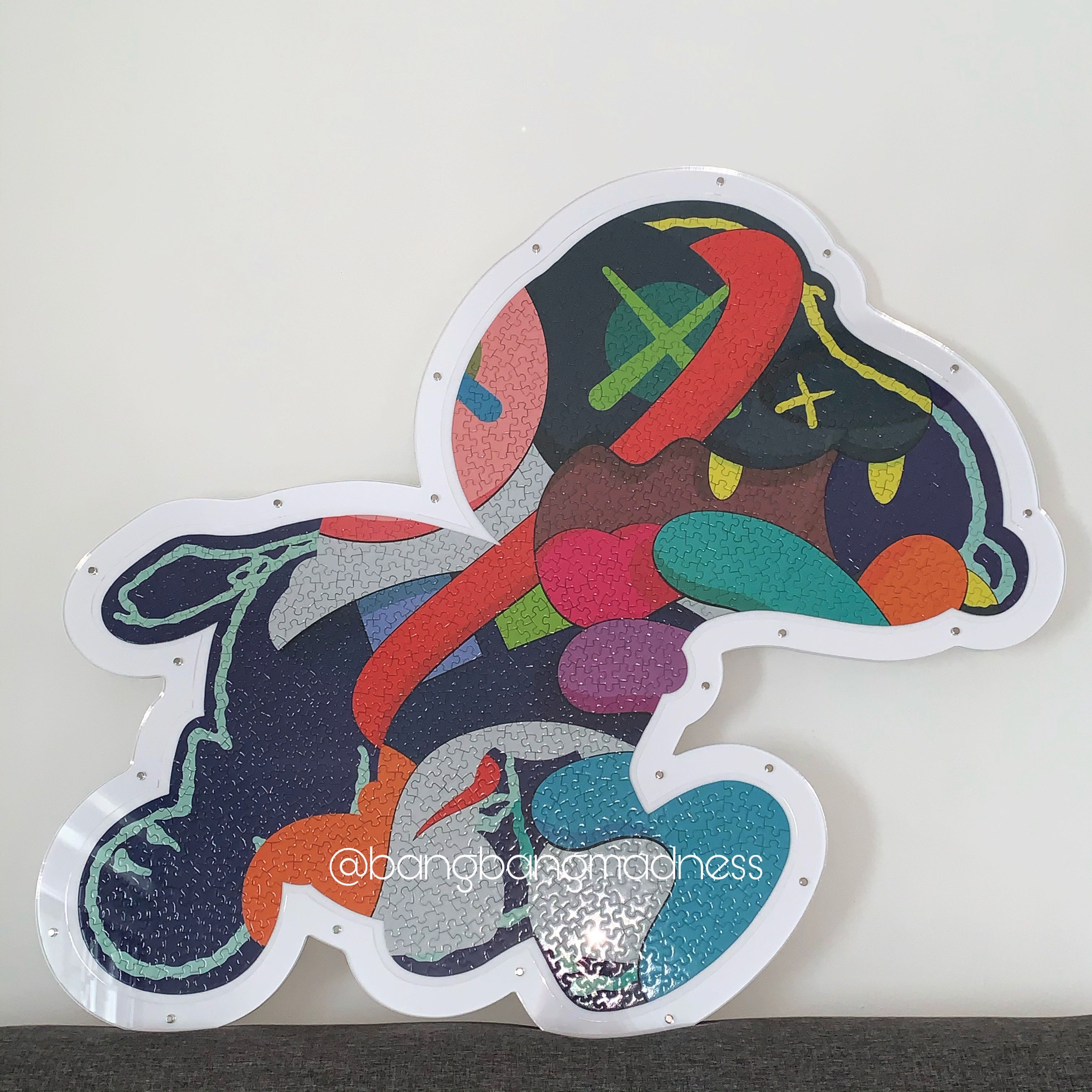 KAWS Stay Steady Puzzle Snoopy NGV EXCLUSIVE Jigsaw 1000 Piece *IN HAND*