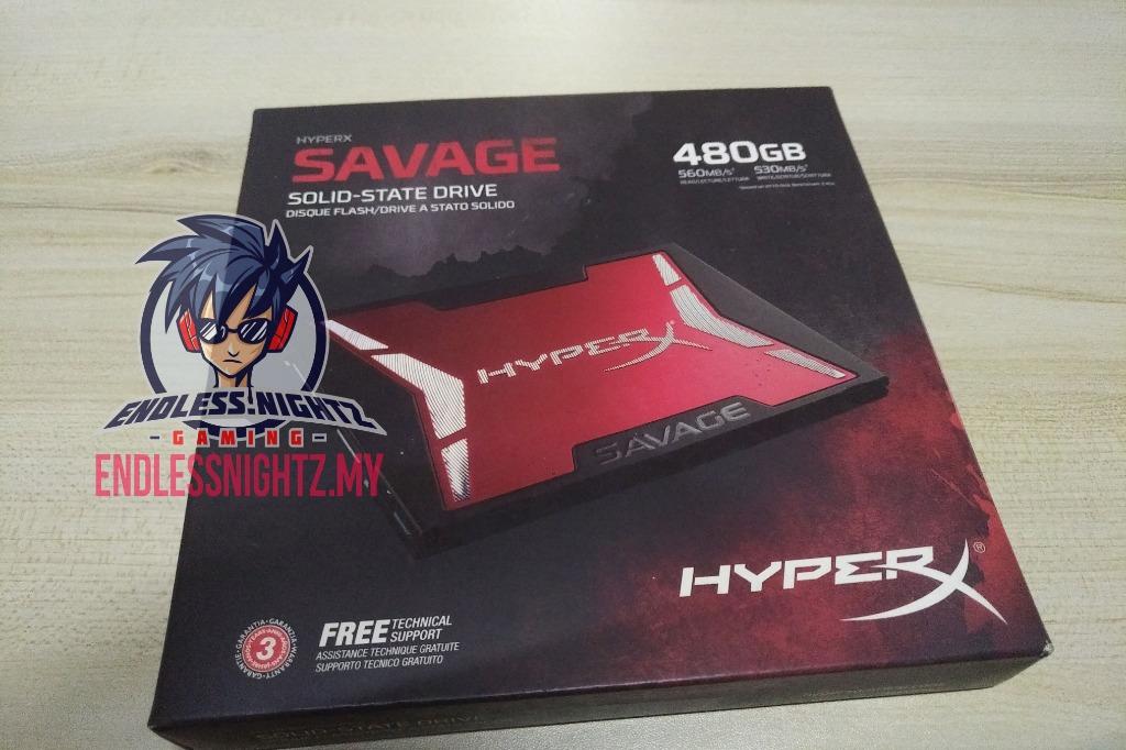 KINGSTON HYPERX SAVAGE SSD 480GB Computers Tech Parts