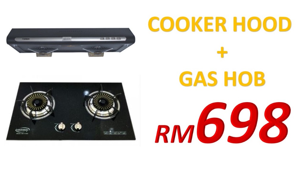 Kitchen Package (Cooker Hood + Gas Hob), TV & Home Appliances, Kitchen