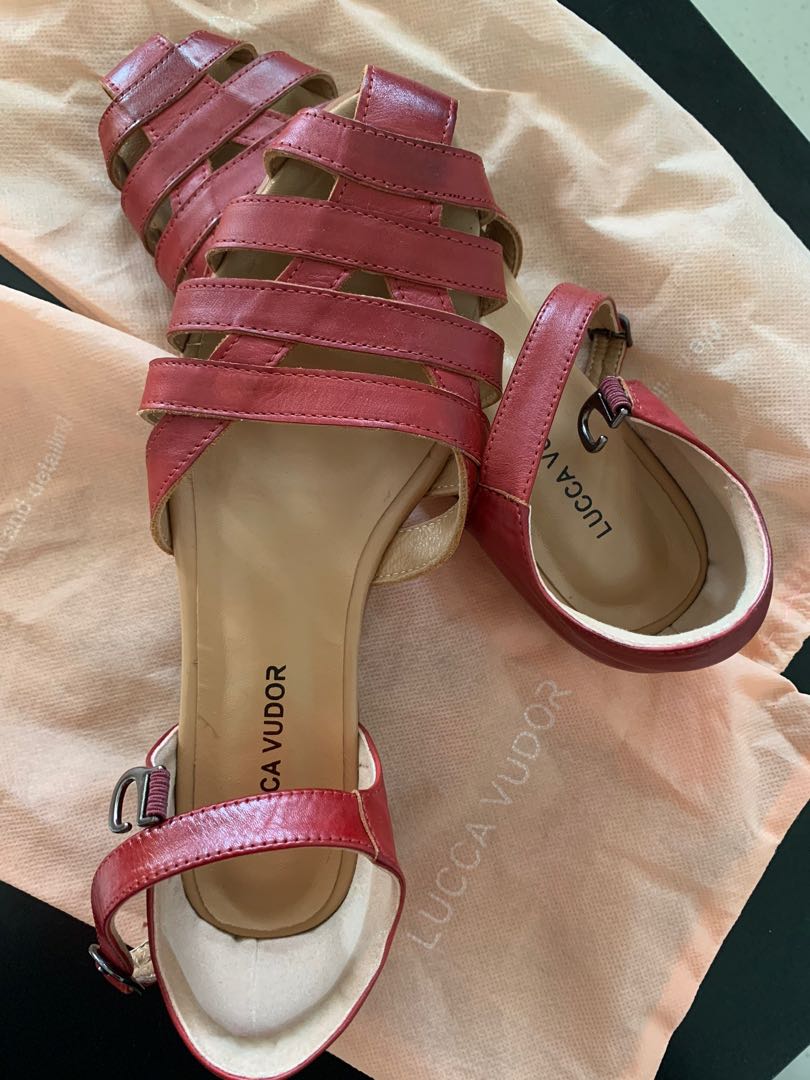 Lucca Vudor leather sandals, Women's Fashion, Footwear, Sandals on ...