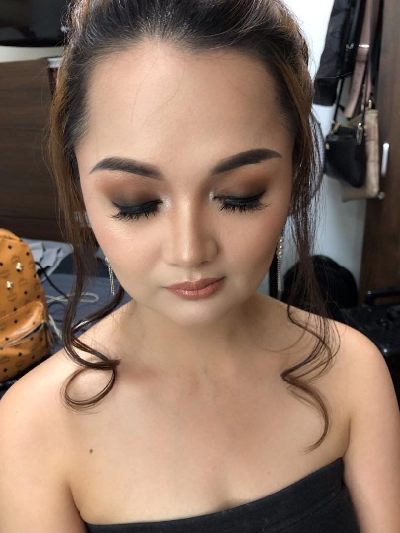Makeup services (Category: Makeup) located in Singapore. Submitted by hagagdesserts (Listing ID 236147489, Image 2). Description: 👓Read my feedbacks to make you feel safe. ❣If you wanna enhance your natural beauty to be more beautiful, kindly PM me for more details and bookings 😊 💵$70 for make up and simple hair style service including: 💫false eyelashes (optional) 💫eyebrow trimming (optional) 🏠home based service (yishun) 🗓 house call servi