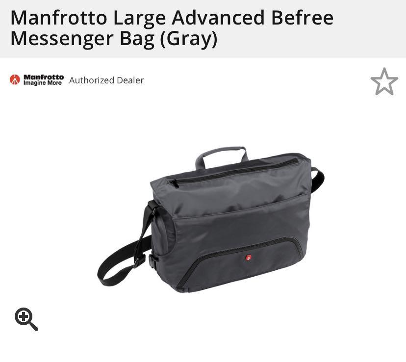 manfrotto large advanced befree messenger bag