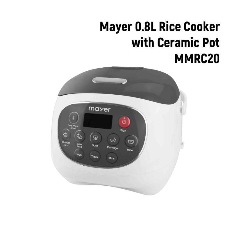 MAYER MMRC20 2.0L Rice Cooker with Ceramic Pot, TV & Home Appliances