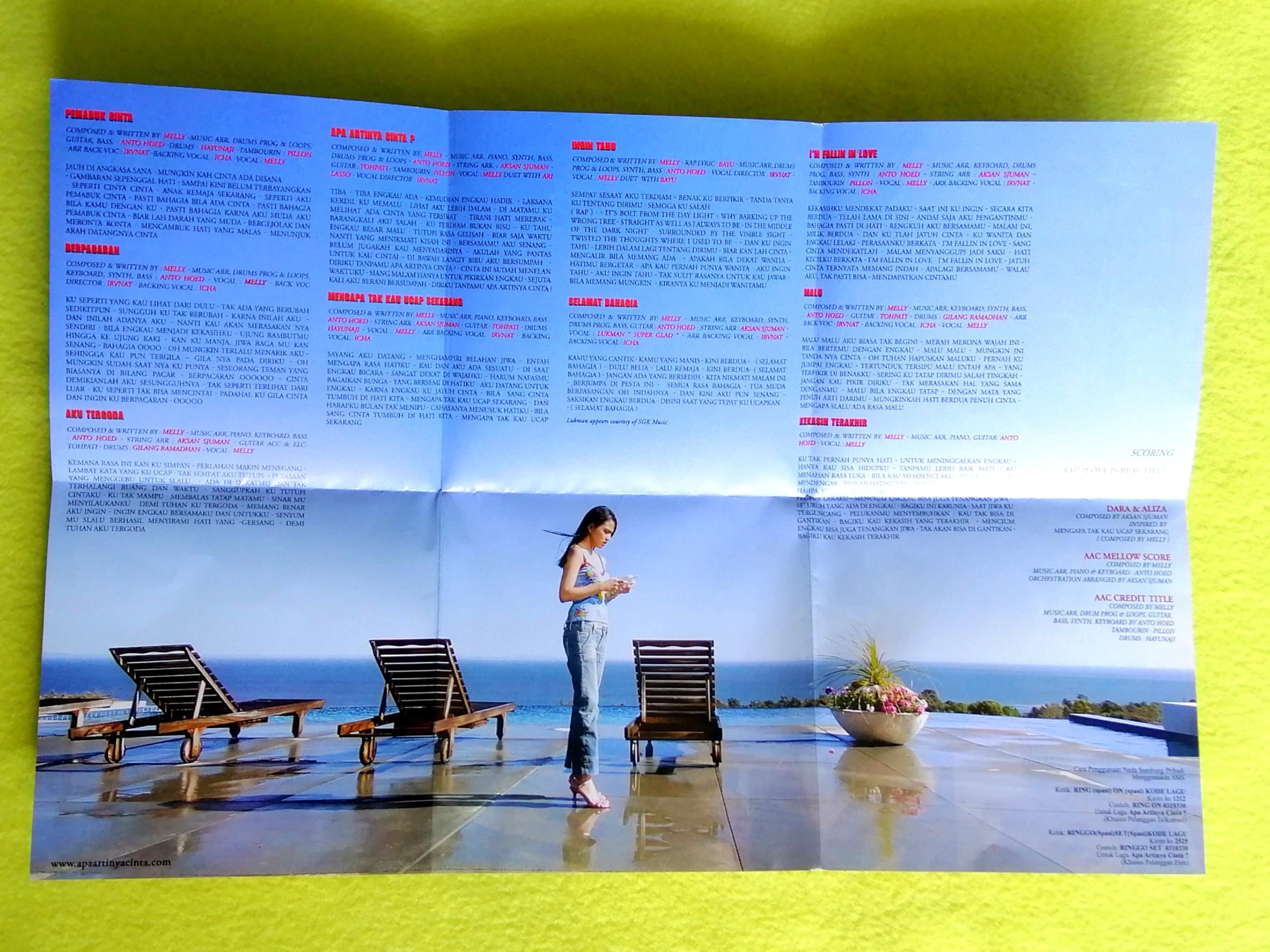 MELLY GOESLAW & ANTO HOED apa artinya cinta?. CD not vinyl. F4109