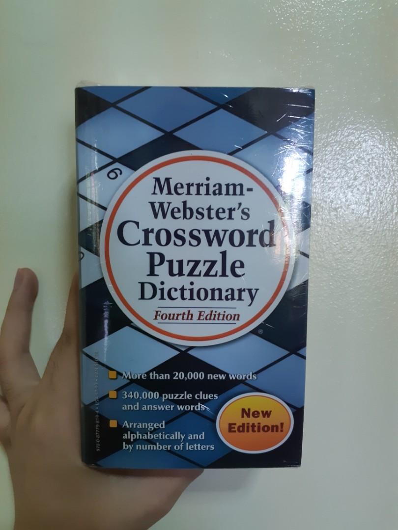 Merriam-Webster's Crossword Puzzle Dictionary 4th Edition ...