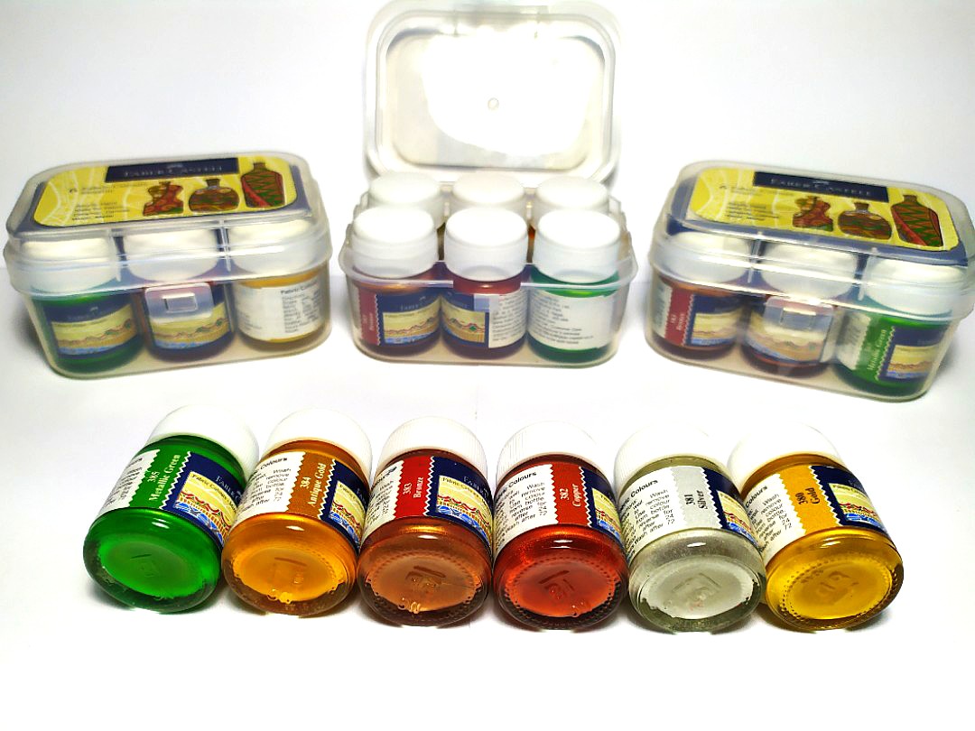 Metallic Acrylic Paint Set Faber Castell Design Craft Craft Supplies Tools On Carousell