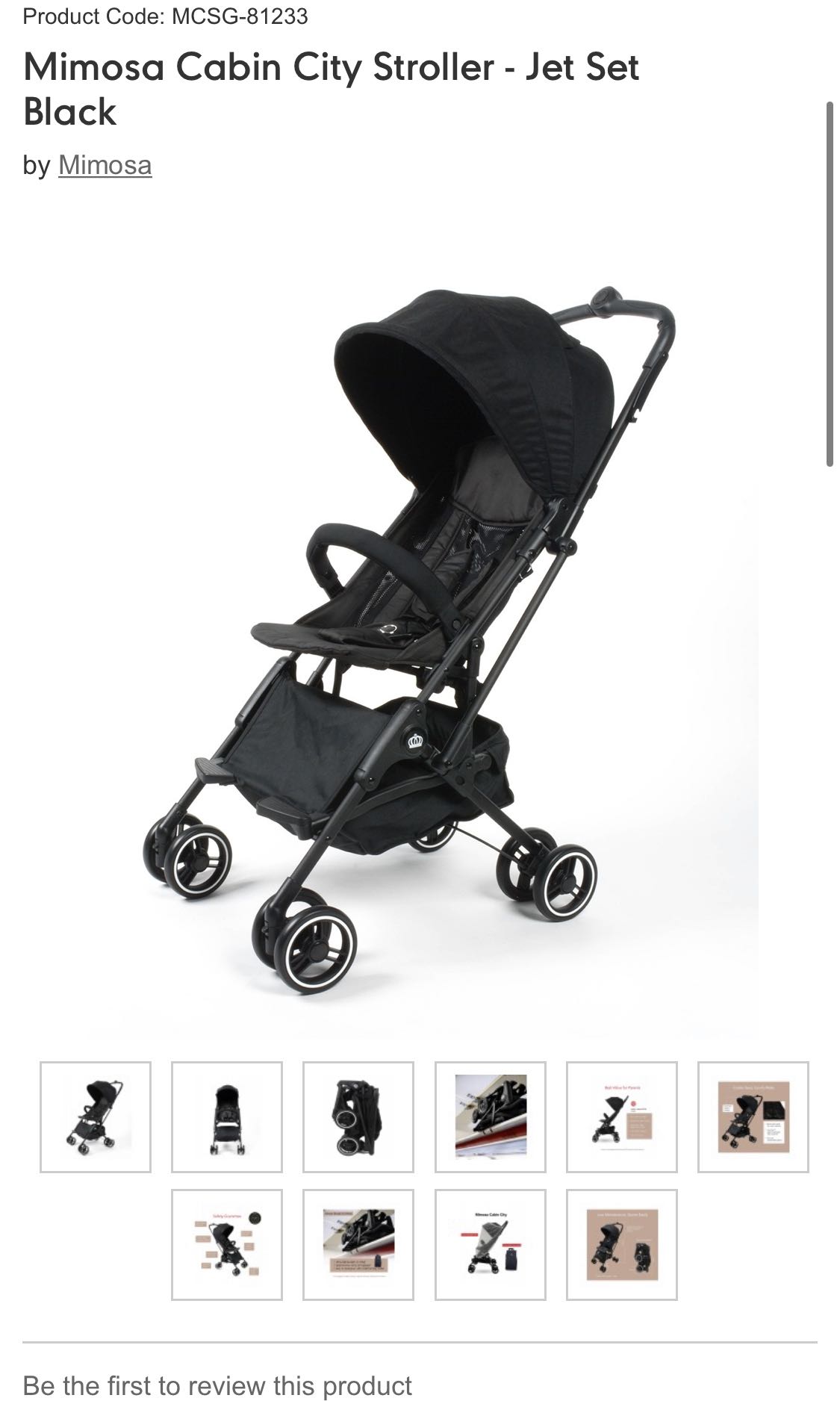 mimosa stroller made in