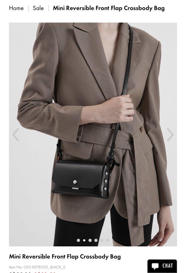 Ck front flap crossbody bag deals