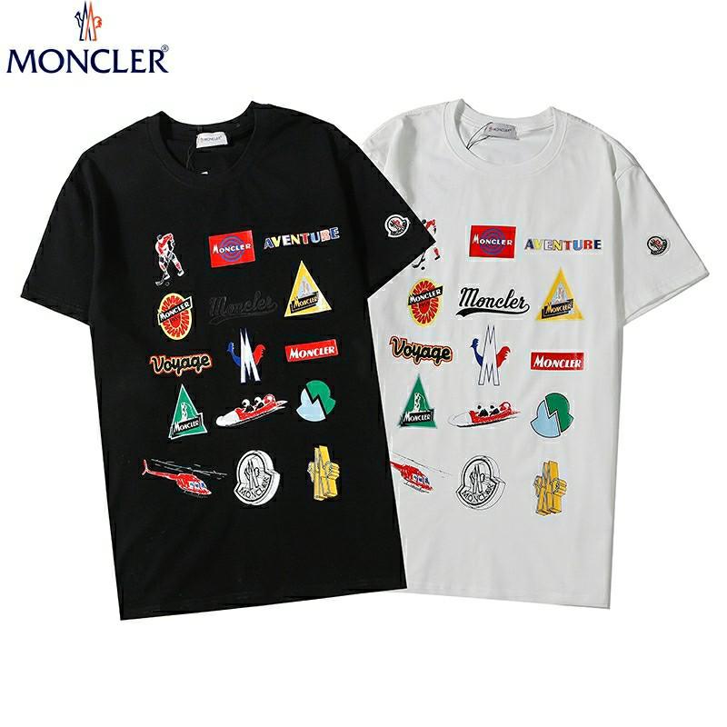moncler multi logo t shirt