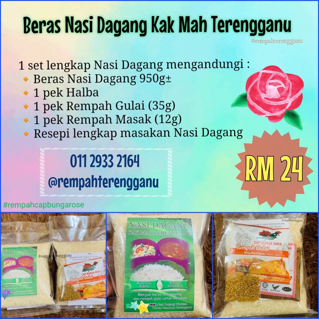 Nasi Dagang Kak Mah Terengganu Food Drinks Local Delights Halal Main Meals On Carousell