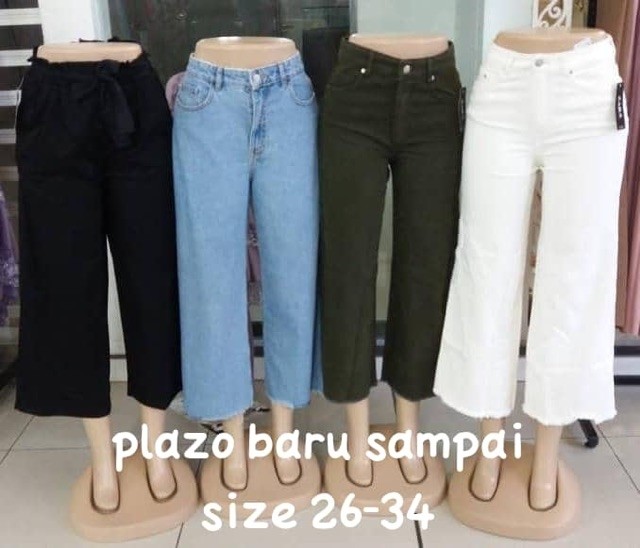 New Arrival Palazo Jeans Kualiti New Stock Women S Fashion Clothes Bottoms On Carousell