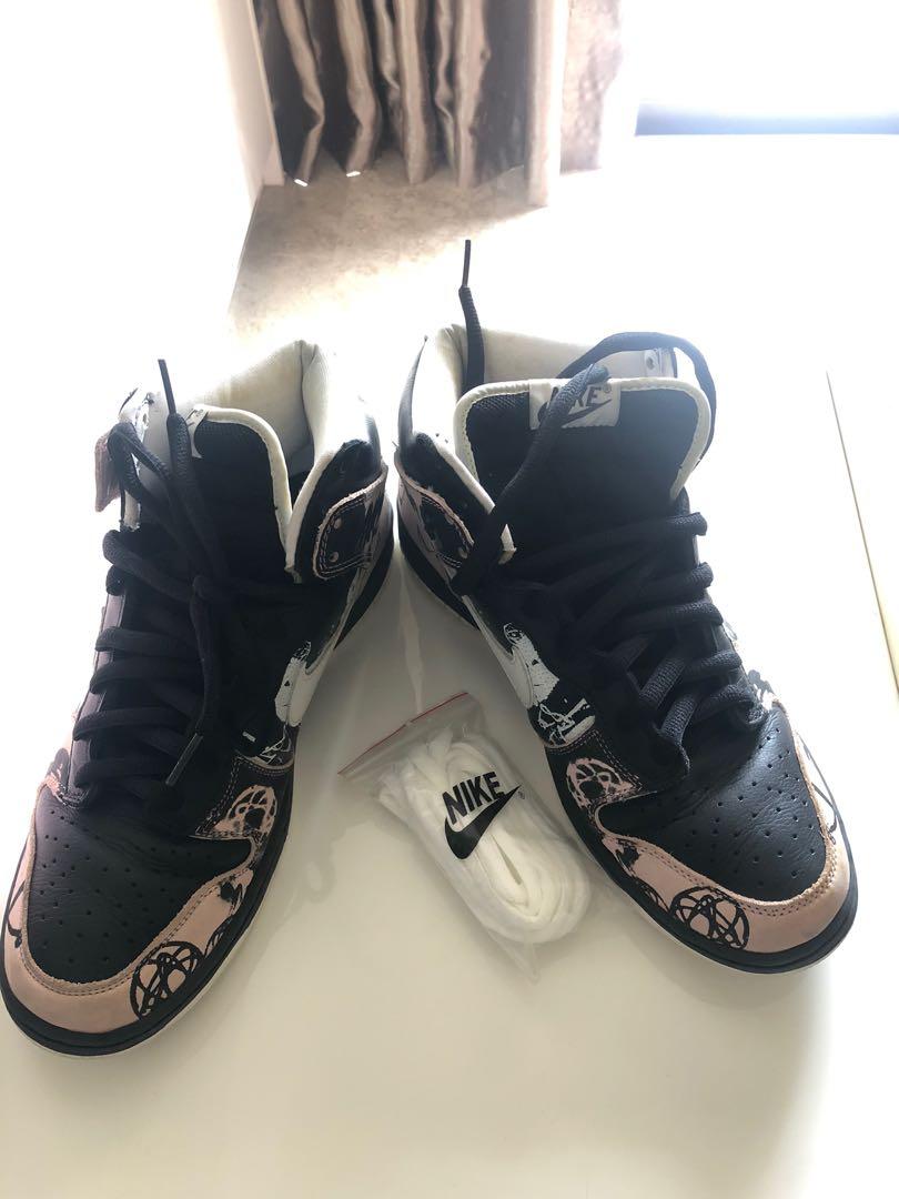 futura x unkle x dunk high pro sb