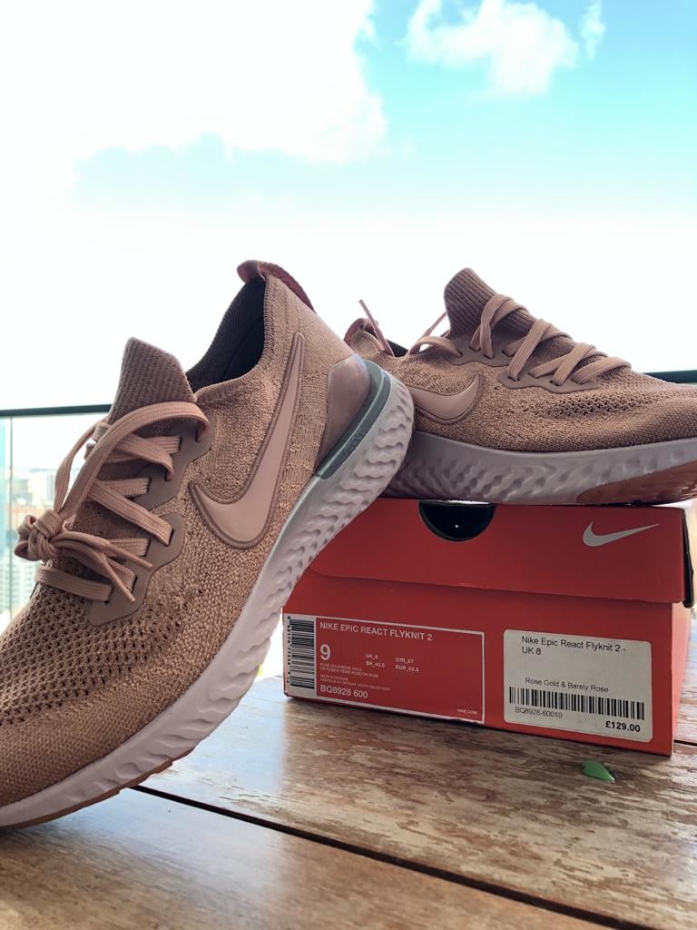 Nike Epic React Flyknit 2 Men s Fashion Footwear Sneakers on