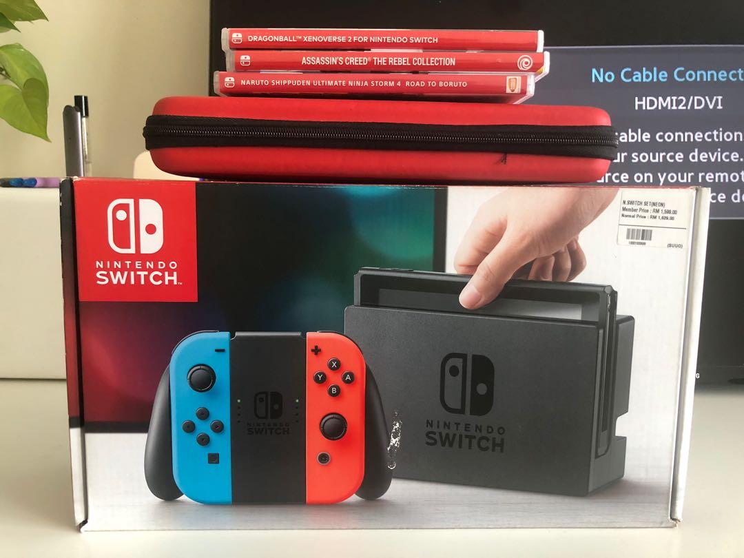 Nintendo Switch V1 Video Gaming Video Game Consoles On Carousell