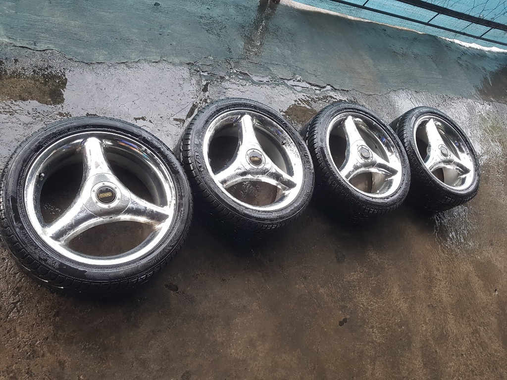 Orig JDM/Japan Venerdi 17 inch mags with Brandnew Westlake tires ...