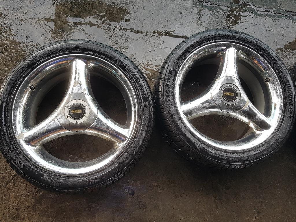 Orig JDM/Japan Venerdi 17 inch mags with Brandnew Westlake tires ...