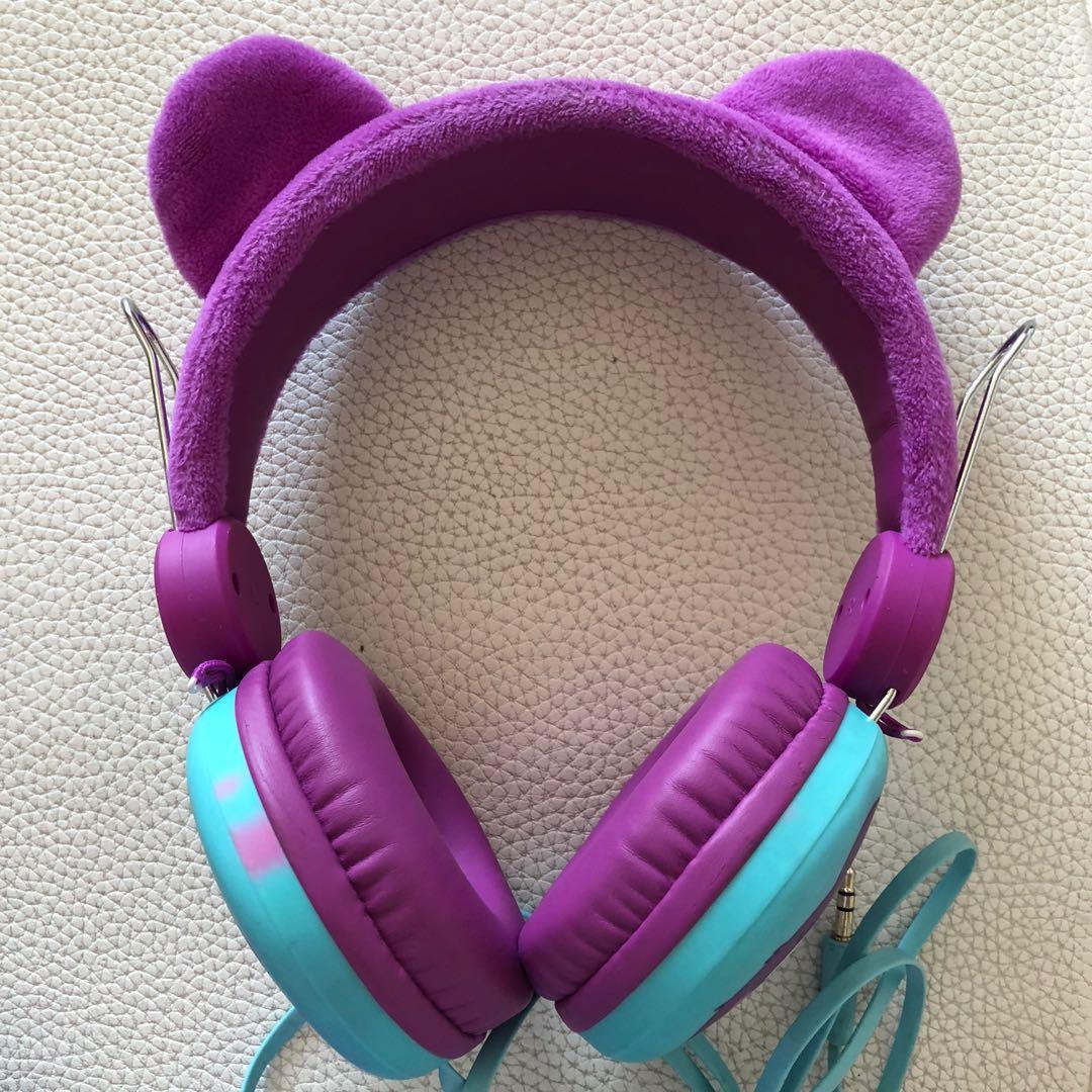 Original Smiggle Purple Headphones, Audio, Headphones & Headsets on